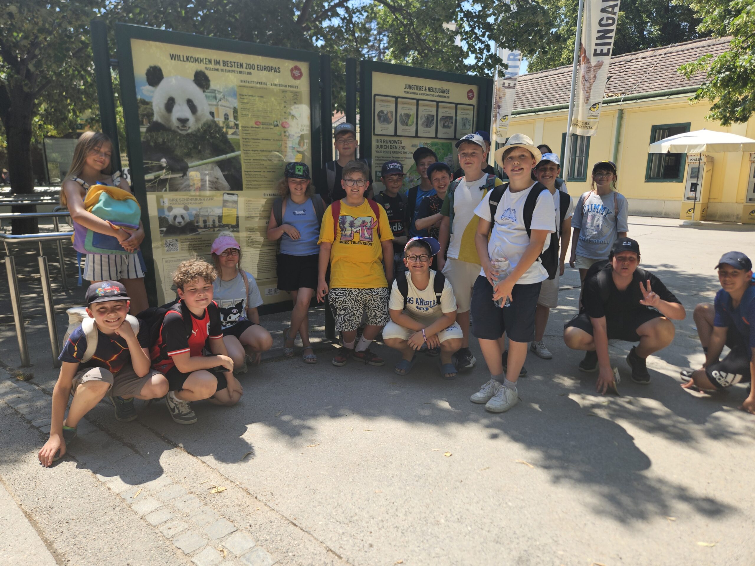 Ausflug der 1a nach Schönbrunn